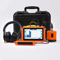 PQWT Underground Water Leak Detectors PQ125B Outdoor Wall Pipe Water Leakage Detection with Touchscreen Earphone and Carrying Case Sensor Acoustic Pipeline Sound Intensifier