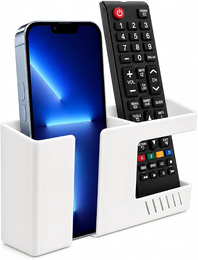 Strong Adhesive Wall Mount Phone Holder D3 Punch-Free Bedside Phone Shelf by Unknown