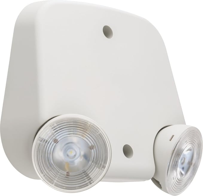 Lithonia Lighting ERE T M24 Double Head Emergency Light, White