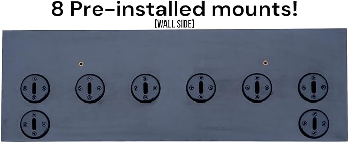 Bendy3D Solutions 24" Tonal Accessory Shelf - (Black, 24" Shelf - 6/8 Mounts)
