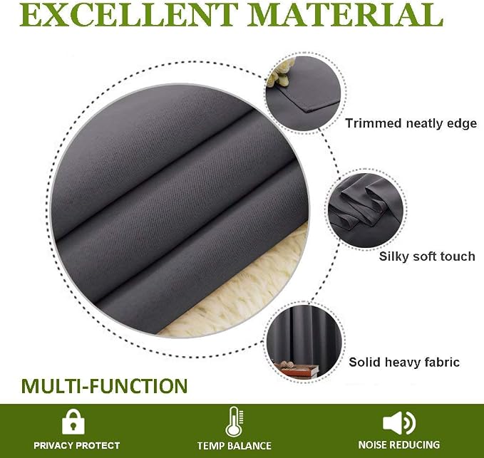NICETOWN Ceiling Curtains, Large Room Divider Curtain Screen Partitions - Image 4