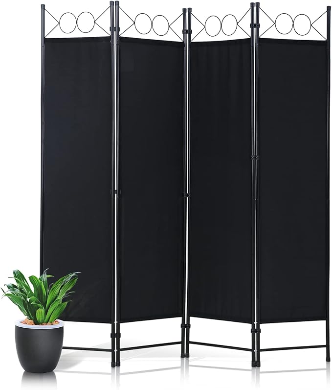 Dopinmin Room Divider & Folding Privacy Screens, Wall Divider by Dopinmin