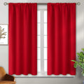 BGment Red Blackout Curtains 45 Inches Length by BGment