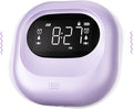 Mesqool Vibrating Alarm Clock for Heavy Sleepers, Rechargeable Battery Operated Bed Shaker Under Pillow, Cordless, Weekday/Weekend Dual Alarms, Travel Digital Clock for Hearing-impaired