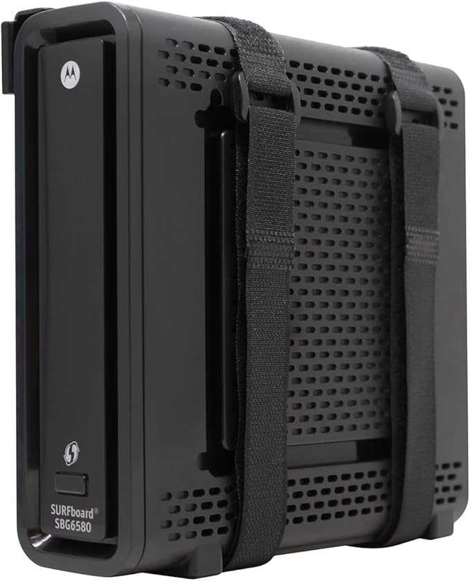 HumanCentric Universal Wall Mount, Adjustable Mount for Cable Boxes, DVD Players, Routers, Modems, and More, Fits Devices 12”-32” in Perimeter and Up to 30 lb, Hardware Included