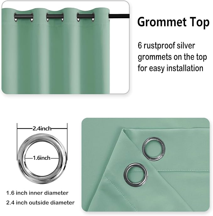 DWCN Blackout Curtains for Bedroom - Image 6