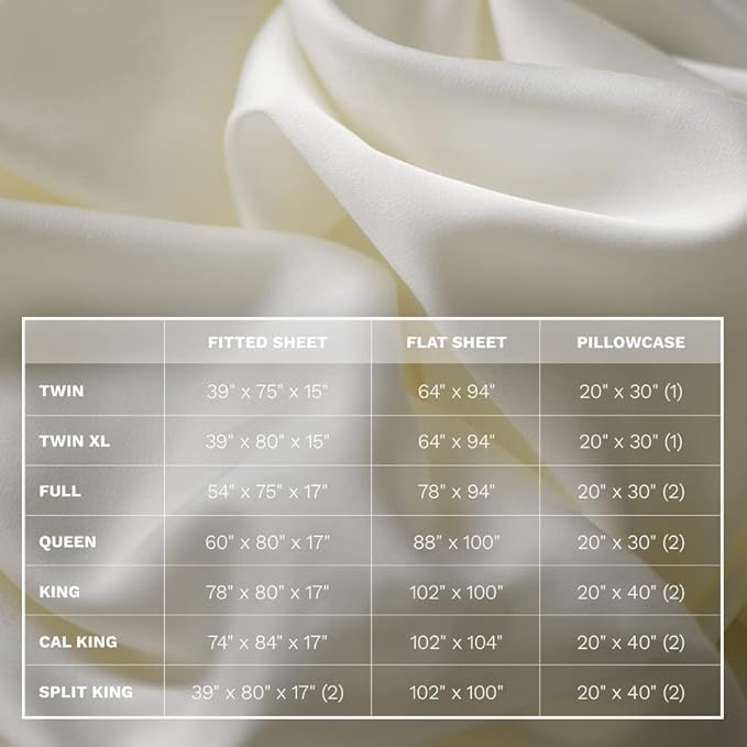 LUXOME 100% Rayon (Viscose) from Bamboo Pillowcase Set (Standard/Queen) | 400 Thread Count | Moisture-Wicking | Envelope Closure | Ivory