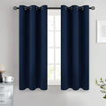 COSVIYA Grommet Room Darkening Navy Blue Curtains 54 inch Long by COSVIYA