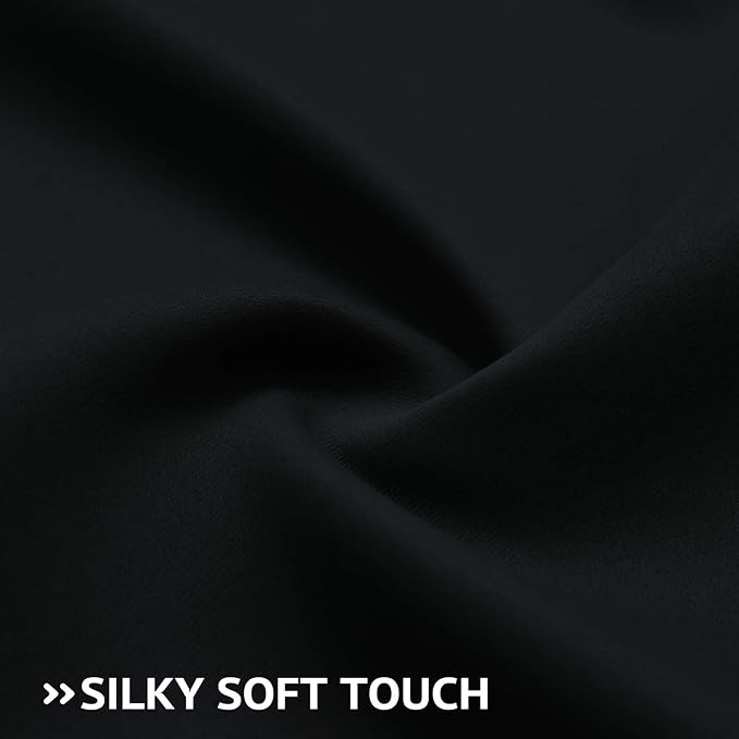 COSVIYA Grommet Room Darkening Black Curtains 84 inch Long - Image 6