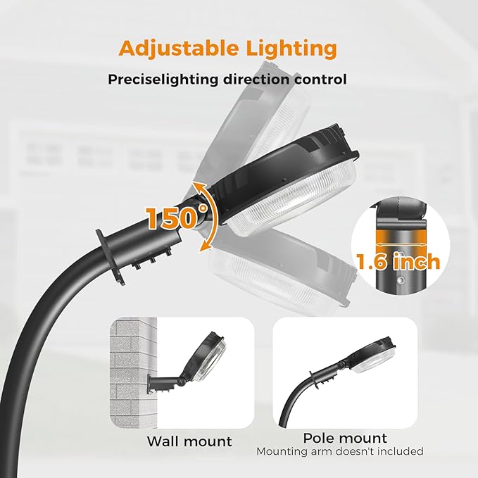 AIKVSXER 200W LED Barn Light 30000LM Dusk to Dawn LED Outdoor Area Security Light with Photocell IP66 Waterproof 6500K Daylight for Yard Street Farm Garden Garage 12 Pack