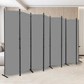 8 Panel Folding Privacy Screen, 14.67ft Wide Partition Room Dividers Panel | by HOMSCREENER