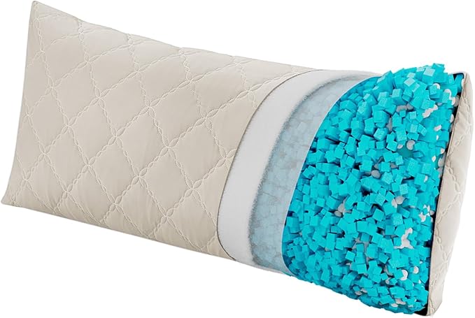 BEDELITE Cooling Body Pillow, Memory Foam Filled, 20x54 Inches | Soft & - Image 9