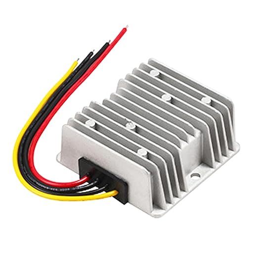 MGGi DC/DC Voltage Reducer Converter Regulator 12V 24V Step Down to 5V 20A 100W, Converter Regulator Power Supply Module Buck Transformer for Golf Cart Forklifts Car Vehicle, Aluminum