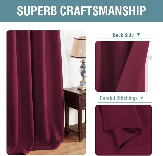 H.VERSAILTEX Christmas Curtain for Living Room Thermal Insulated Window - Image 3