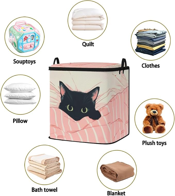 2pcs blanket storage bag for under bed, closet organizers 95L | clothing - Image 2
