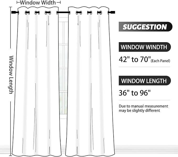 SimpleHome Ombre Red to Grey White Curtains - Image 3
