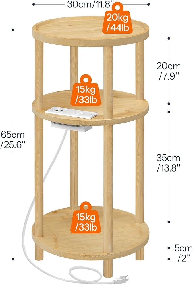 HOOBRO Small Round Side Table - Image 3