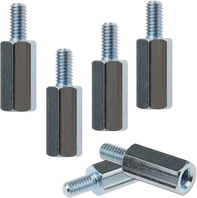 Kado Wall Mount Spacer Adapter Set for Desktop/Portable Monitor, 16pcs M4x14mm Hex Stainless Steel Standoff Spacer Screw Nut Bolt Motherboard Prototyping Accessories for PCB, Computer & Circuit Board