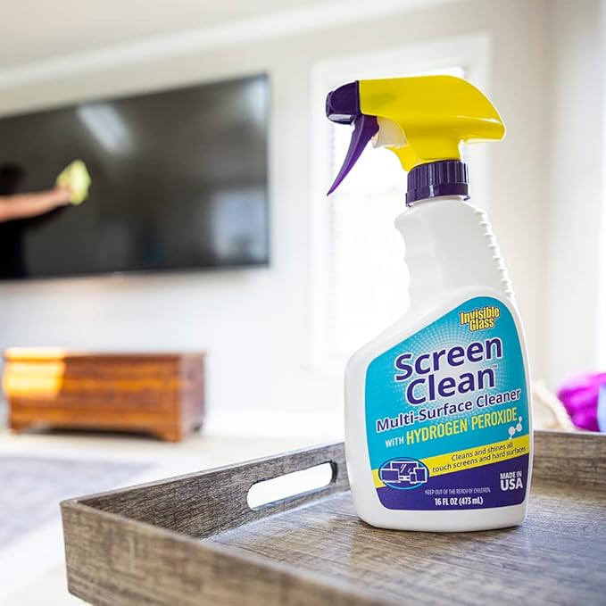 Invisible Glass 92013-3PK 16-Ounce Screen Clean Multi-Surface Cleaner Perfect for Touch Screens, Smart Phones, Tablets, Laptops, Glass, and Electronics, Pack of 3