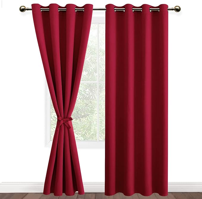 DWCN Blackout Curtains with Tiebacks - Image 7