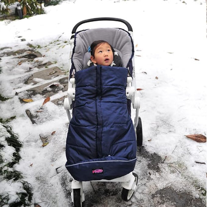 0-4T Anti-Kick Winter Warm Stroller Blanket,Cozy Baby Sleeping Bag Cocoon Adaptable for All Strollers Waterproof,Anti-Slip,Extendable,Multifunction Use Footmuff for Stroller Blanket