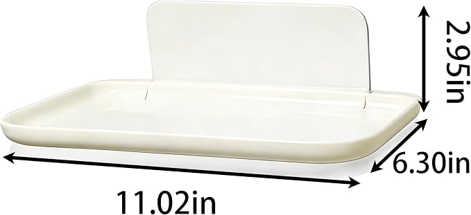 Folding RV Shelf, Fold Down Plastic Storage Rack | Space-saving fold-down shelf - Image 3