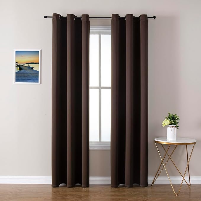 ChrisDowa Blackout Curtains for Bedroom and Living Room 72 Inches Long | 2 by ChrisDowa