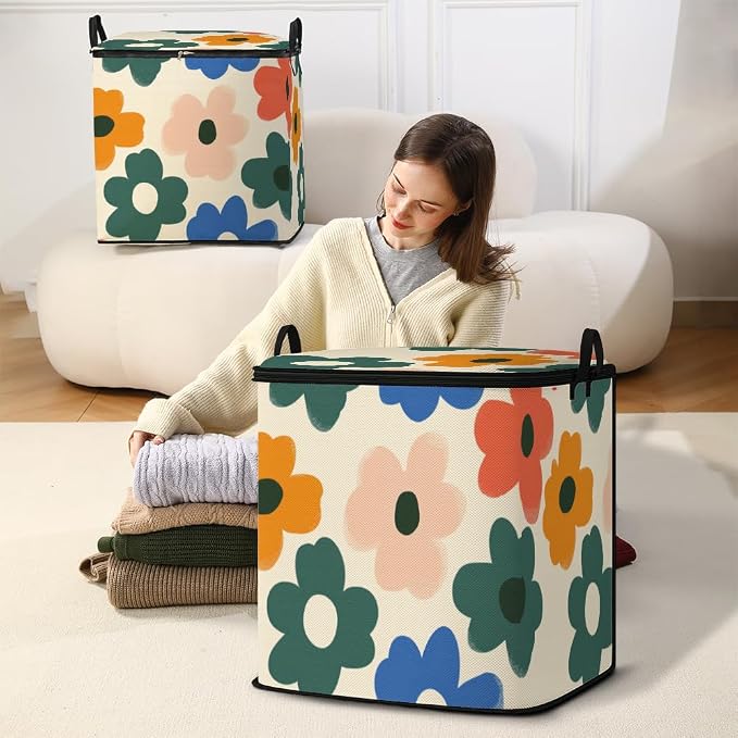 2pcs blanket storage bag for under bed, closet organizers 95L | clothing - Image 5