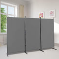 6ft Folding Room Divider Privacy Screens, 3 Panel Freestanding Wall Divider by Unknown