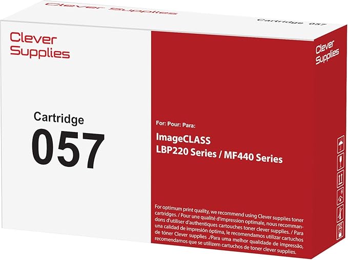 057 Toner Cartridge Replacement Compatible for Canon 057 High Yield Compatible with imageCLASS MF449dw MF448dw MF445dw LBP228dw LBP227dw LBP226dw (Black, 1-Pack)