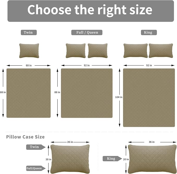Easy-Going Reversible Quilt Set Twin, Bedspread - Image 7