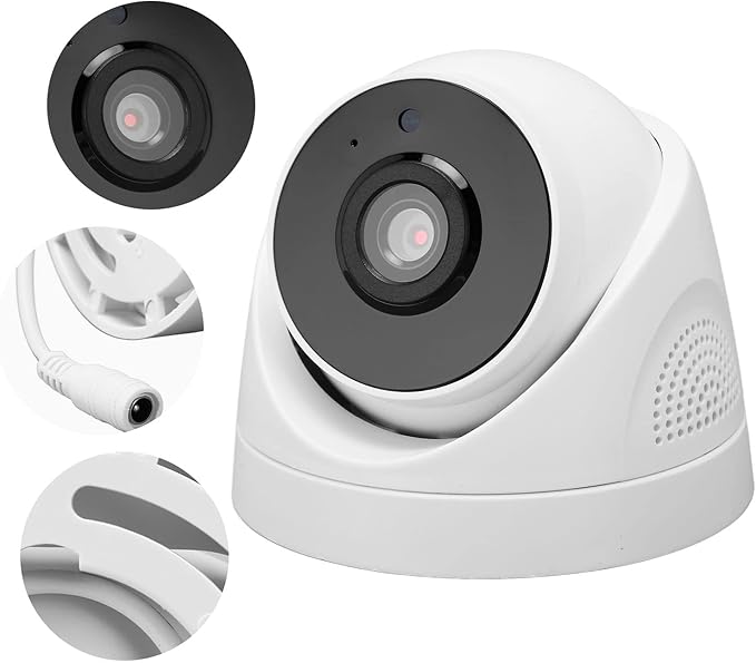 Pongnas Home Security Camera, 1080P HD 2MP Indoor WiFi Wireless Surveillance Camera with Night and 2 Way Audio