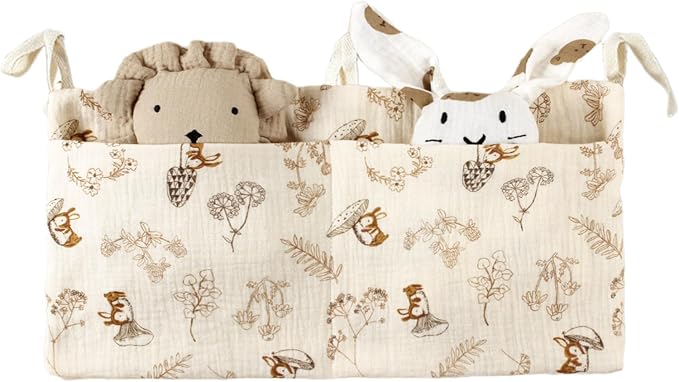 Lily Brown Cribs Storage Bag Baby Bedside Hanging Storage Bag - Image 9