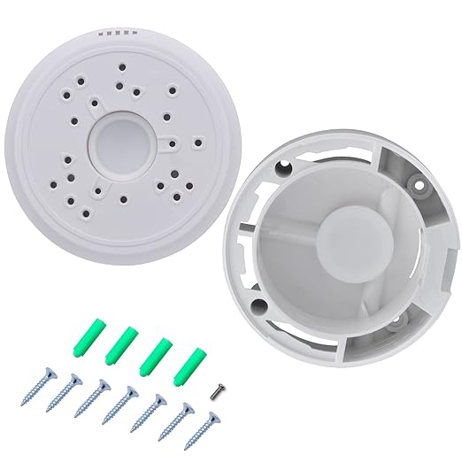 Universal Junction Box for Bullet Security Camera,Dome Camera Junction Box Mount Bracket, Indoor/Outdoor Wall Ceiling Mount Hide Cable Junction Base Boxes for Reolink Solar Panel (4pcs)