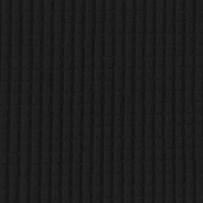 Easy-Going Stretch 4 Seater Sofa Slipcover 1-Piece Sofa Cover Furniture Protector Couch Soft with Elastic Bottom for Kids, Polyester Spandex Jacquard Fabric Small Checks Black