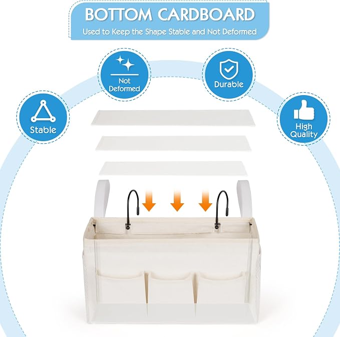 Bedside Caddy Bedside Storage Bag - Image 6