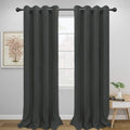 Easy-Going Blackout Curtains for Bedroom, Solid Thermal Insulated Grommet and by Easy-Going