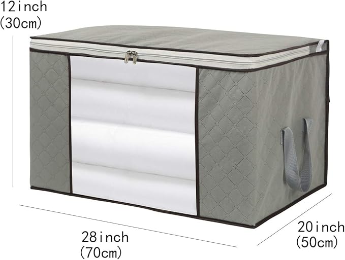 2 Pack Foldable Large Storage Bags - Image 3
