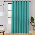 ChrisDowa Room Divider Curtain 90 Inch Length Sliding Door Curtains, Teal | by ChrisDowa