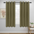 Easy-Going Thermal Grommet Blackout Curtains, 2 Panels 52x63 in, Khaki | by Easy-Going