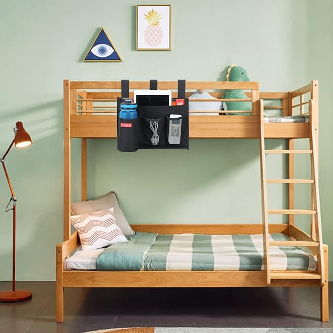 Zafit Hanging Bedside Caddy, Bedside Storage Organizer - Image 7