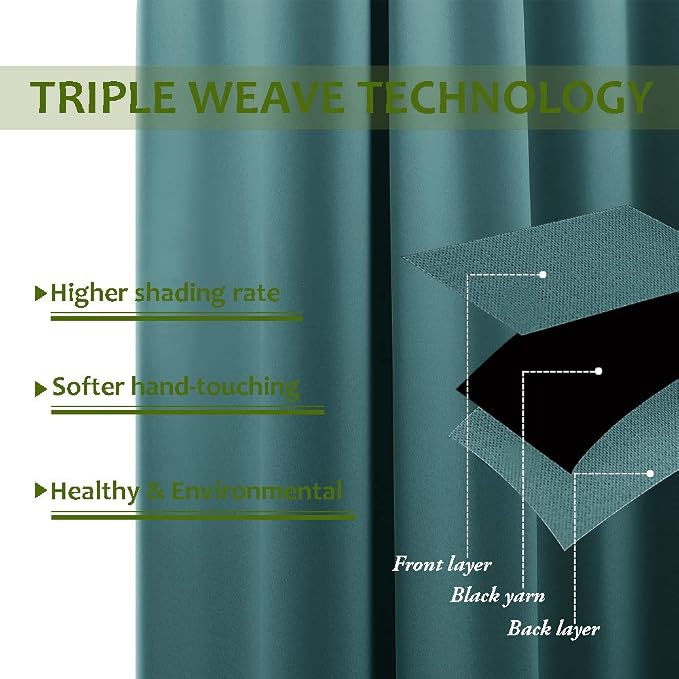 NICETOWN Wall Dividers for Rooms, Room Divider Curtain Screen Partitions - Image 3