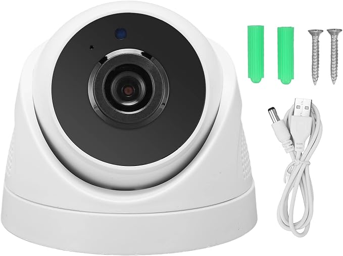 Pongnas Home Security Camera, 1080P HD 2MP Indoor WiFi Wireless Surveillance Camera with Night and 2 Way Audio