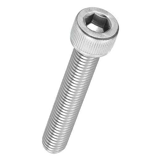 Kozelo 4pcs Socket Head Cap Screws - [M10-1.5 x 60mm] 304 Stainless Steel Allen Socket Drive for Electrical Motor 3D Printing Fan Engine Replacement Use, Silver