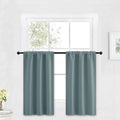 RYB HOME Kitchen Blackout Curtains Over Sink 36 inch Length, Rod Pocket | by RYBHOME