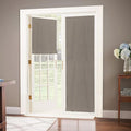 LazBlinds 100% Blackout Door Curtain, 1 Panel | No tools No Drill Cordless by LazBlinds