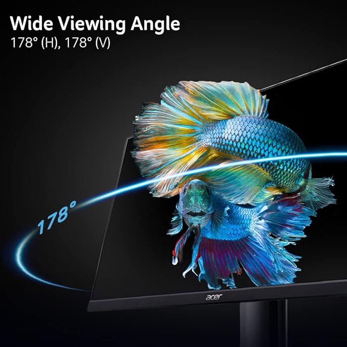 Acer SB223Q J0bi 21.5" Full HD 1920 x 1080 Ultra-Thin Home Office Monitor | Adaptive-Sync Support (FreeSync Compatible) | Up to 120Hz Refresh Rate | 1ms VRB | sRGB 99% | Tilt | HDMI 1.4 & 1 x VGA Port