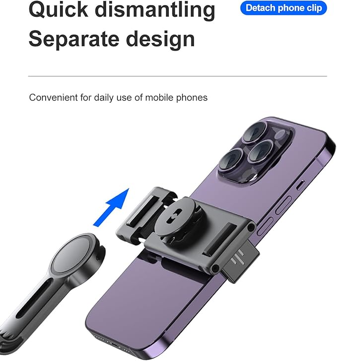 MQOUNY Auto Tracking Phone Holder,360° Rotation Phone Camera Mount Smart Shooting Tracking Holder with Remote Selfie Stick for iPhone Android Stabilizer Shooting Live,No App,Rechargeable