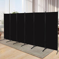 6 Panel Folding Room Divider, Sturdy Frame Freestanding Wall Divider | Privacy by YASRKML