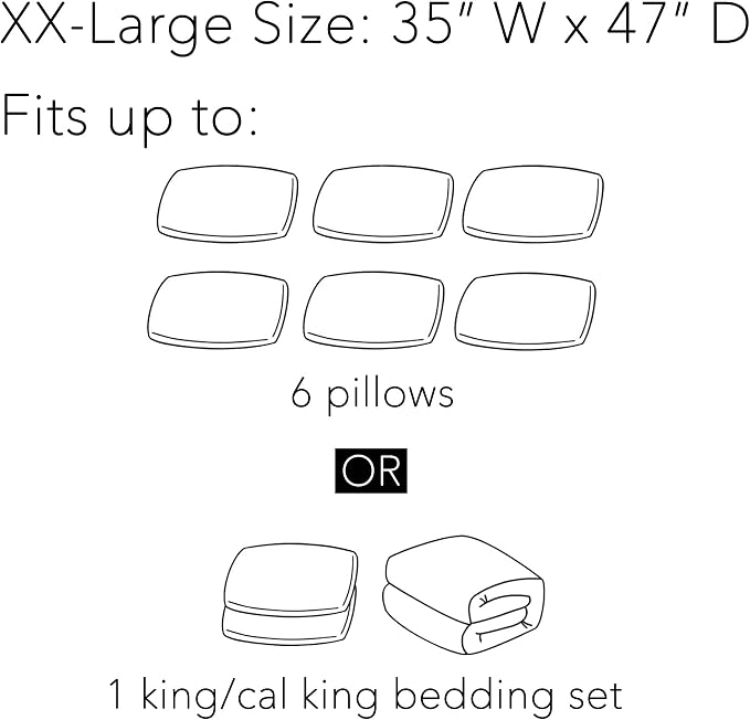 SpaceAid Jumbo Vacuum Storage Bags, Space Saver Sealer Compression Bags - Image 5